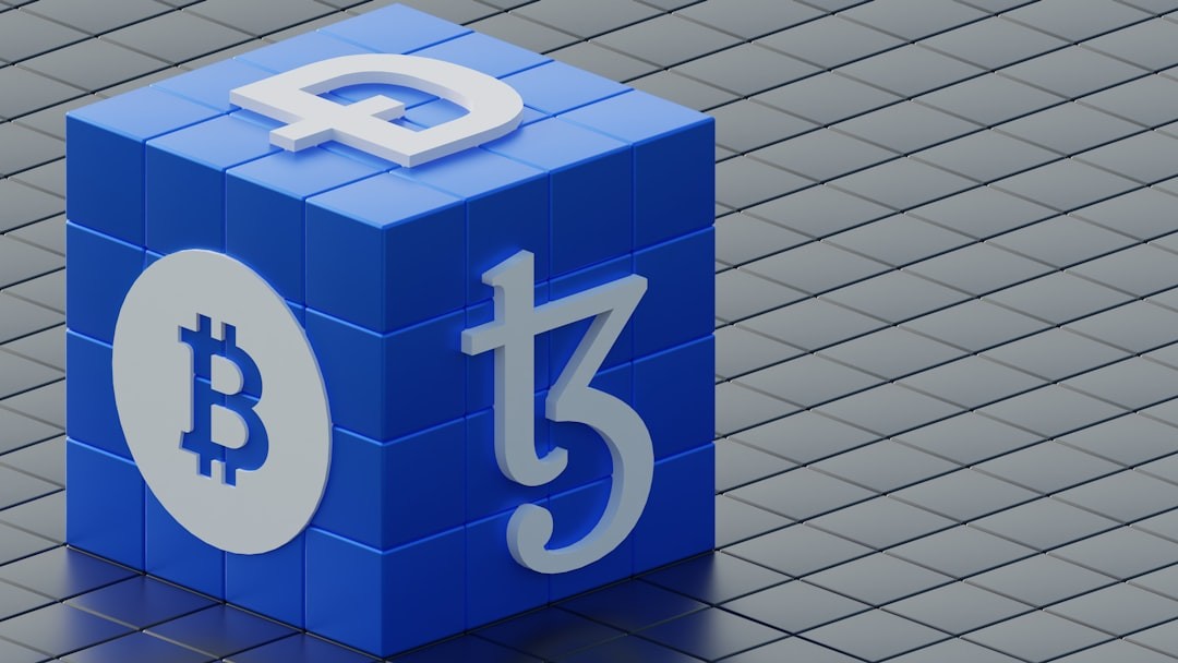 3D illustration of Tezos coin, bitcoin, Ehtereum, and dogecoin wrapped around blue blocks.
Tezos is a blockchain designed to evolve.
work 👇: 
 Email: shubhamdhage000@gmail.com